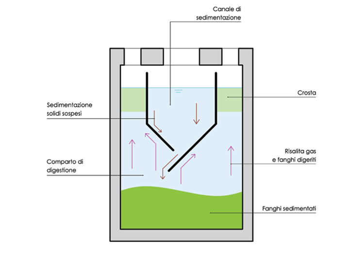 disegno fossa Imhoff